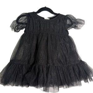 Elegant Black Kids Formal Dress